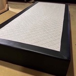 Losse boxspring, zwart